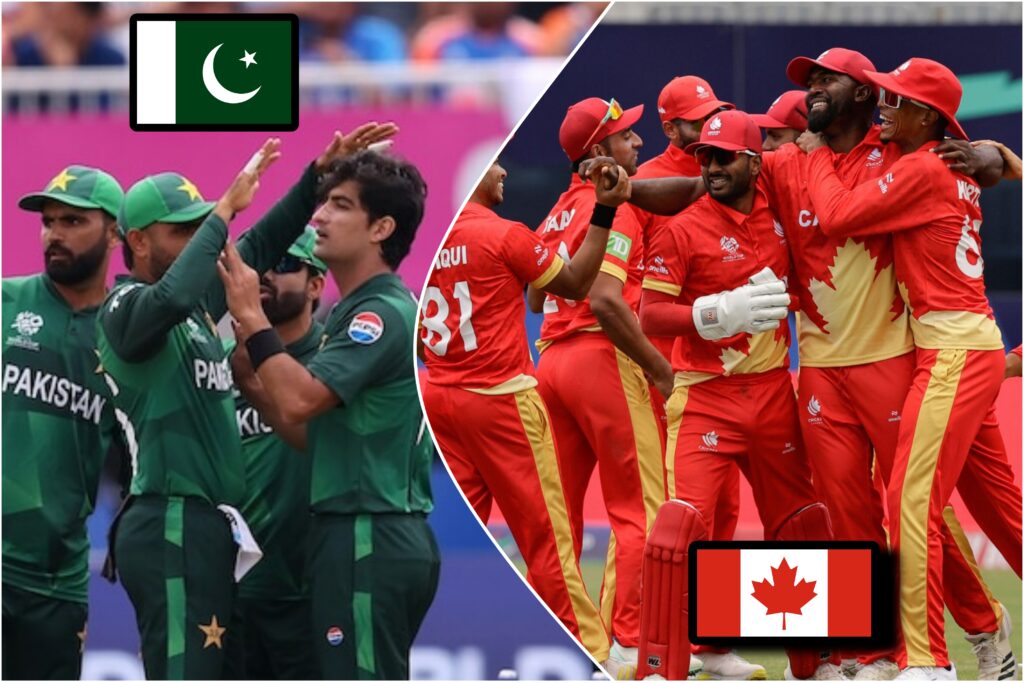 T20 World Cup 2024 Pakistan vs Canada